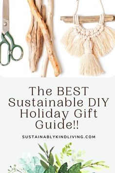 Eco Friendly Christmas, Zero Waste Gifts, Holiday Gift Guide, Sustainable Diy, Diy Holiday Gifts