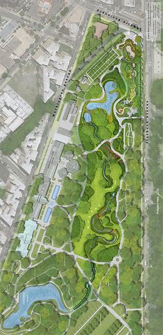 Brooklyn Botanic Garden Masterplan. Brooklyn, NY Landscape Design Plans, Landscape Architecture Plan, Landscape Plan, Landscape Architecture Drawing