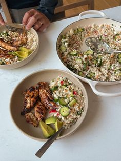 Lemon Herb Couscous Salad with Cucumber and Radishes Meals, Recipes, Fresh, Healthy Recipes, Lemon Herb, Couscous Salad, Healthy Dinner, Avocado Toast, Radishes