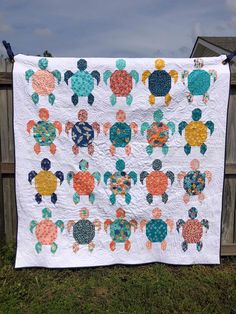 Crochet, Turtle Quilt, Hawaiian Quilts