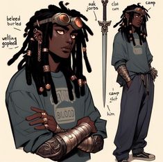 Male Character Design, Cyberpunk Character