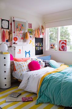Teenage Room Decor, Teen Girl Bedroom, Girl Bedroom Decor, Girls Room Decor, Bedroom Colors, Bedroom Diy, Bedroom Furniture, Home Decor Ideas, Home Decor