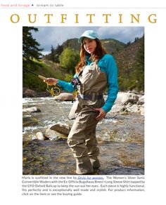 The DB Mag - Winter 2015 | MarlaMeridith.com Fitness, Adventure, Outdoors, Winter 2015, Women, Ball Cap, Waders