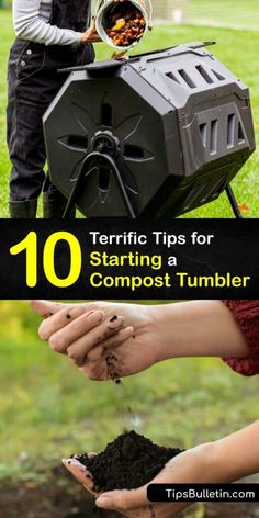 Composting in a Tumbler - Fantastic Compost Tips Composting Bins, Composting Food Scraps, Best Compost Bin