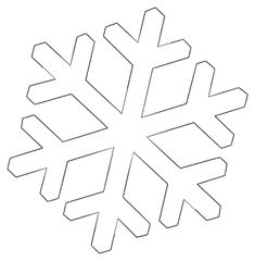 a snowflake that looks like it has been cut out to look like an ornament
