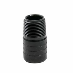 an image of a black plastic tube on a white background