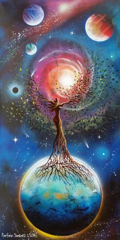Wonder what the earth planet's natural resources has.... Tree Of Life, Nature, Psychedelic Art, Galaxy Wallpaper, Space Art, Visionary Art, Nebula, Nature Artwork