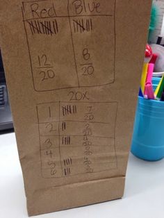 Here's a simple idea for making and using probability bags in your classroom. Education, Grade 2, Math Manipulatives
