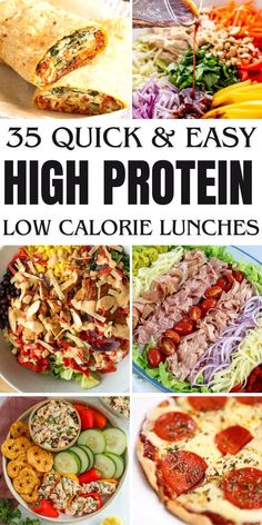 25 quick and easy high protein low calorie lunches