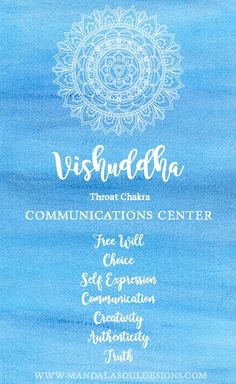 Throat Chakra - Vishuddha || Mandala Soul Designs