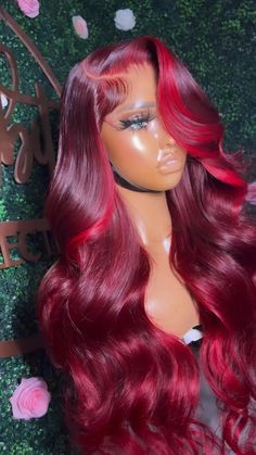 Piercing, Sew Ins, Plus Size Corset Outfits, 21st Birthday Hairstyles, Red Lace Front Wig, Red Wigs