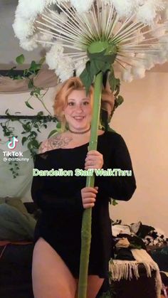 Giant Dandelion Staff DIY