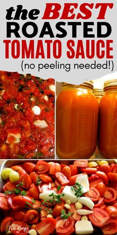 the best roasted tomato sauce no pellet needed in this post - it - all recipe