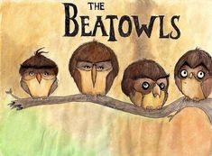Beatles and owls... megaawesome Andy Warhol, Illustrators, Beatles, Artist, Jasper Johns, Artsy