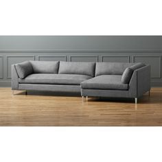 decker 2-piece sectional sofa | CB2 Sofas, Sectional Sofa, 2 Piece Sectional Sofa, Leather Sectional Sofas, Sectional, Leather Sectional, Sofa, White Sofas