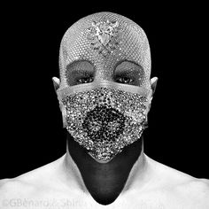If Bane wanted a bedazzled, jewel encrusted mask...this is it! Costumes, Fashion, Design, Mascara, Face, Bal Masqué, Headdress, Mask, Style