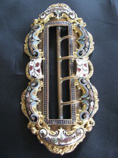 Original LARGE Victorian Enamel Belt Buckle - Etsy Art Nouveau, Vintage, Vintage Belt Buckles, Antique Jewelry, Vintage Belts