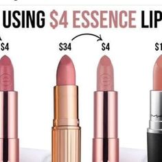ShopshopDidi on Instagram: "@essence_cosmetics efsane dupe ruj seçenekleri sunuyor."