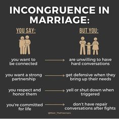 an info poster with the words, inconcunce in marriage but you can't