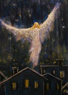Painting Art, Art, Paintings Of Angels, Angel Paintings, Angel Artwork, Angel Art, Angels In Heaven, Angel Pictures, Angel Illustration