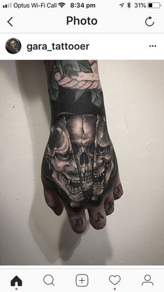 Hand Tattoos, Skeleton Hand Tattoo, Skull Sleeve Tattoos, Badass Tattoos