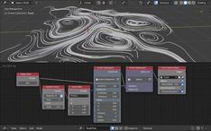 the screenshot shows how to create an animated map in blender with 3d modeling tools