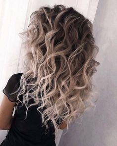 Blonde Hair, Hair Places, Curly Hair With Bangs, Curly Hair Trends