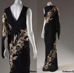 Evening dress, Elsa Schiaparelli, 1935 Evening Dresses, 1930's Dresses, 1930s Fashion, Special Dresses, Moda