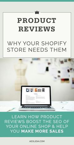 Why Getting Product Reviews on Shopify Is Important - Aeolidia Online Shopping Stores, Online Business, Product Based Business, Shopify Design, Ecommerce Store, Drop Shipping Business, Online Earning, Ecommerce Website, Website Promotion
