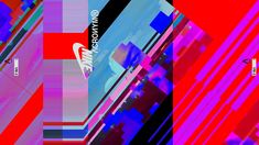 an abstract background with red, purple and blue colors in the middle is featured as if it was made from photoshopped images