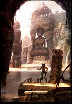 PRINCE OF PERSIA: THE FORGOTTEN SANDS Concept Art Looks Nothing Like the Game Animation, Fantasy World, Fantasy Setting, Fantasy City, Fantasy Landscape, Fantasy Places, Fantasy Concept Art, Fantasy Art Landscapes, Fantasy Inspiration