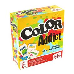 the color aid card game is in its box