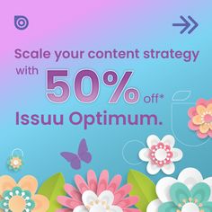 Spring Sale 🌻🌼 Secure 50% off an Optimum annual plan Content Strategy, Spring Sale, Sale, How To Plan, Annual, 50 %, Spring