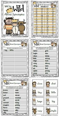 the wild and other things worksheet for students to practice their language skills with