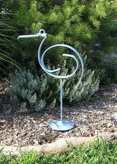 Recycled Farm Steel Sculpture by Chris Jaworski, via Behance Junk Art, Outdoor, Garden Art, Metal Garden Art, Metal Tree, Metal Tree Wall Art