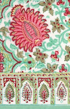Scarf in Summer Nightingale Fabric Decor, Linens, Linen