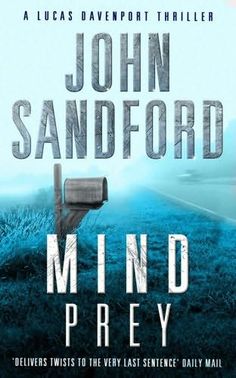the cover of mind prey by john sandford, with an image of a mailbox in