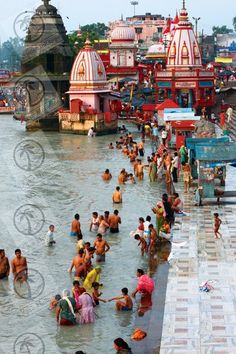 Haridwar Ganga Bath Architecture, India Culture
