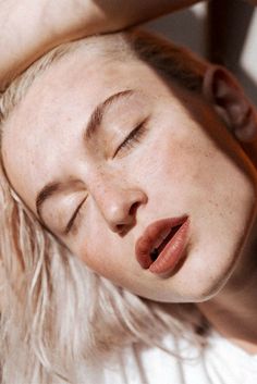 Valentina Cytrynowicz wears Generation G sheer matte lipstick in Leo Hair Beauty, Facial Hair, Face, Whitening