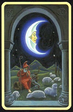 Significado Carta Tarot LENORMAND - La Luna Wicca, Art, Luna, Moon Art, Occult, Magick, La Luna, Astrological Symbols, Describing Characters