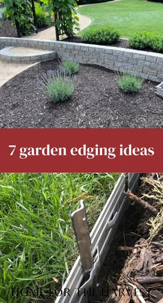 garden edging ideas that are easy to do in the back yard or front yard