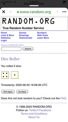 Learning, Dice Roller, Web Tools, List