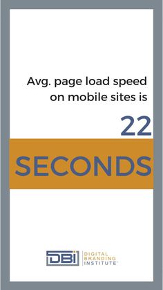 Did you know? Average page load speed on mobile sites is 22 seconds. Search, Management