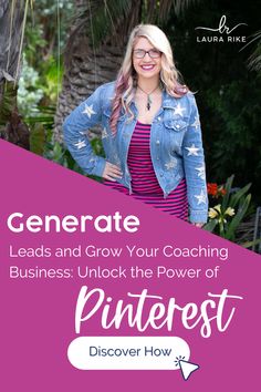 Are you a coach looking to grow your business & generate more leads? Read our blog on using Pinterest to drive traffic & grow your coaching business. Our Pinterest expert will walk you through the ins & outs of using the platform for lead generation, from creating a standout profile to crafting compelling content & optimizing for search. Check out our blog & start growing your coaching business on Pinterest today! Platform, Coaching, Female Entrepreneur, Bloom, Entrepreneur, Etsy Seo, Online Biz