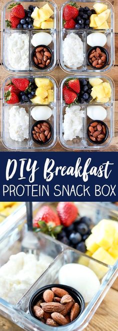 DIY Breakfast Protein Box – Easy Meal Prep Brunch, Meal Planning, Lunches, Meal Prep