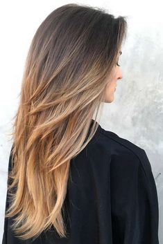 Long Haircuts With Layers For Every Type Of Texture ★ Layer Panjang, Hairstyles Cornrows, Hairstyles Balayage, Cornrows Hairstyles, Haircuts For Long Hair With Layers, Kadeřnické Trendy, Hairstyles Blonde, Bangs Long, Bangs Hairstyles