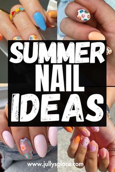 summer nails, summer nail ideas, summer nail designs, summer nail inspo, vacation nails, summer beach nails