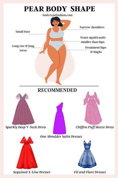 Party Dress Style Guide for Pear Body Shape