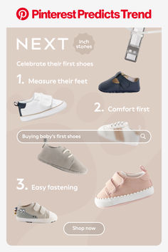Their first steps are so exciting – but what's even more exciting? Their first adorable little shoes. It's something worth celebrating! And we're here with all the tiny footwear they might need. Order now for next day delivery.* (*T&Cs apply). Shoes Online, Footwear, Unisex, Newborn Girl, Newborn, Childrenswear, Delivery, Shopping, Adorable