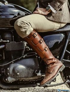 OrcaJump - Mens Motorcycle Cowboy Biker Vintage PU Knee High Brown/Yellow/Black/Coffee Fall/Winter Boots Chelsea Fc, Winter, Punk, Vintage, Men Vintage, Moda, Vaquero, Latest Mens Fashion, Moda Masculina